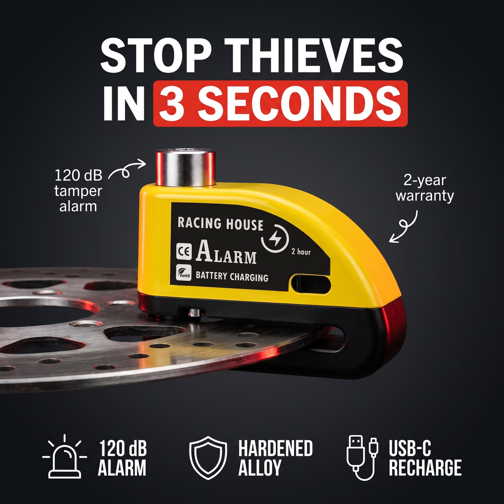 DiscGuard stop thieves in 3 seconds infographic