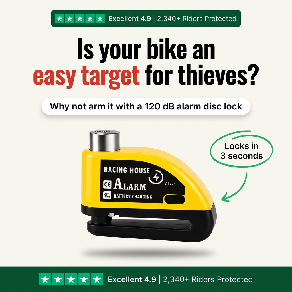 DiscGuard rated 4.9 by riders trust infographic