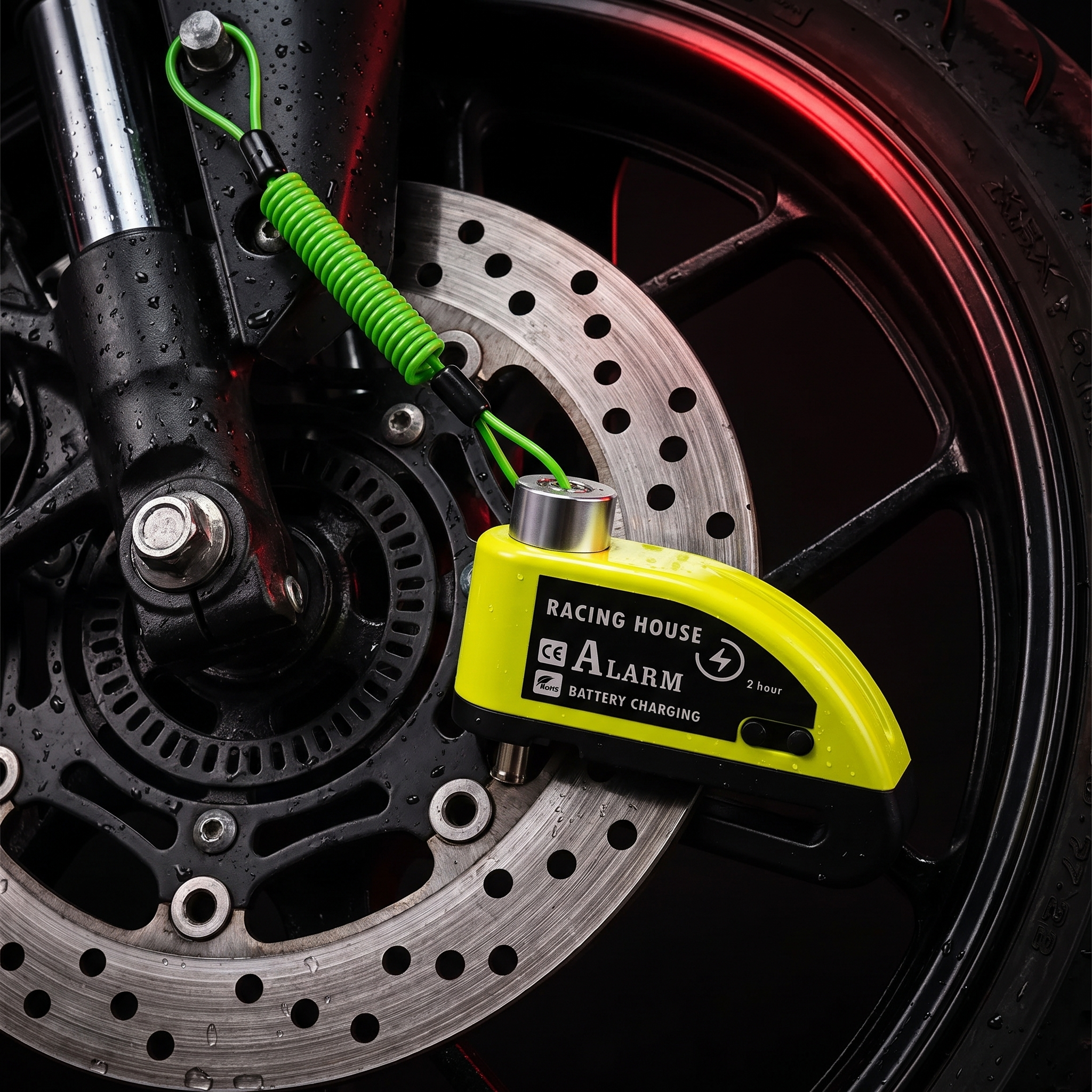 How to use — Nexmio lock installed on brake disc